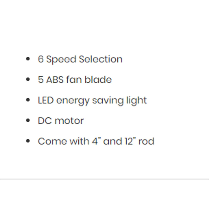 Mistral 511W 36" Ceiling Fan DC Motor