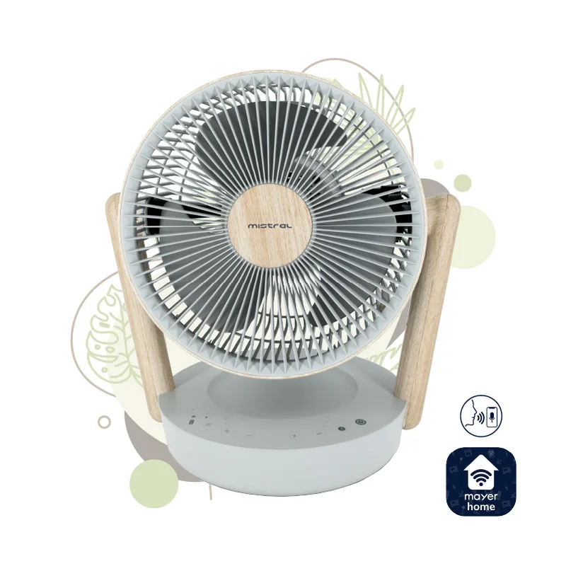 Mistral MHV1012DRW-G 10” 30W High Velocity DC Motor Desk Fan
