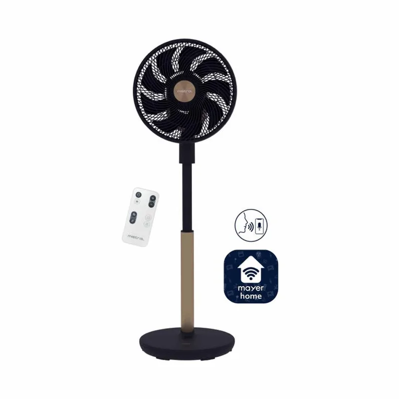 Mistral MHV9812DRW-MB 12" DC High Velocity Stand Fan