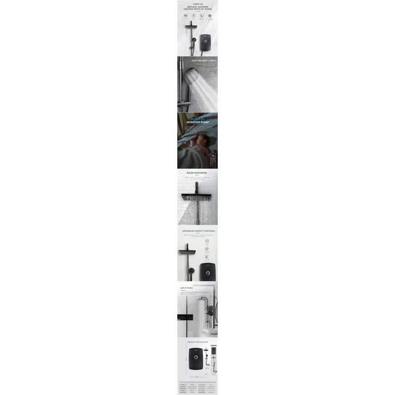 Mistral MSH99-GM Instant Shower Heater