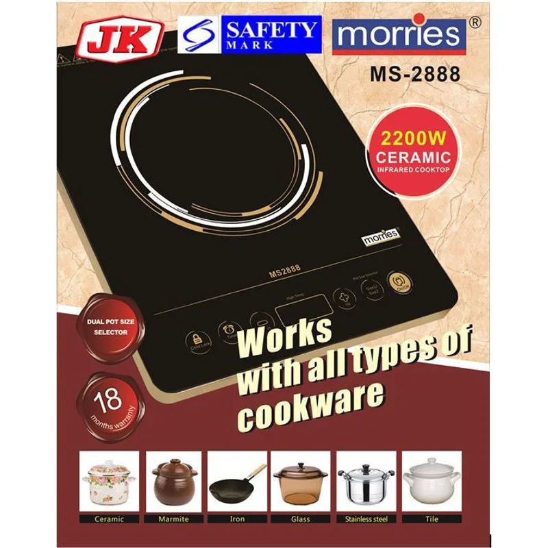 Morries MS-2888CIC 2200W Ceramic Infrared Cooker