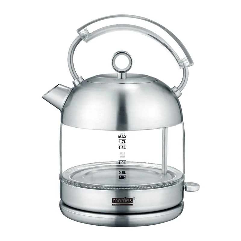 Morries MS9090GK 1.7L Cordless Glass Kettle Jug