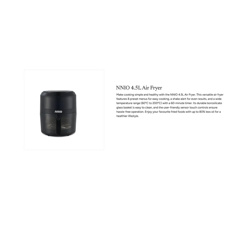 NNIO N4510AF 4.5L Air Fryer