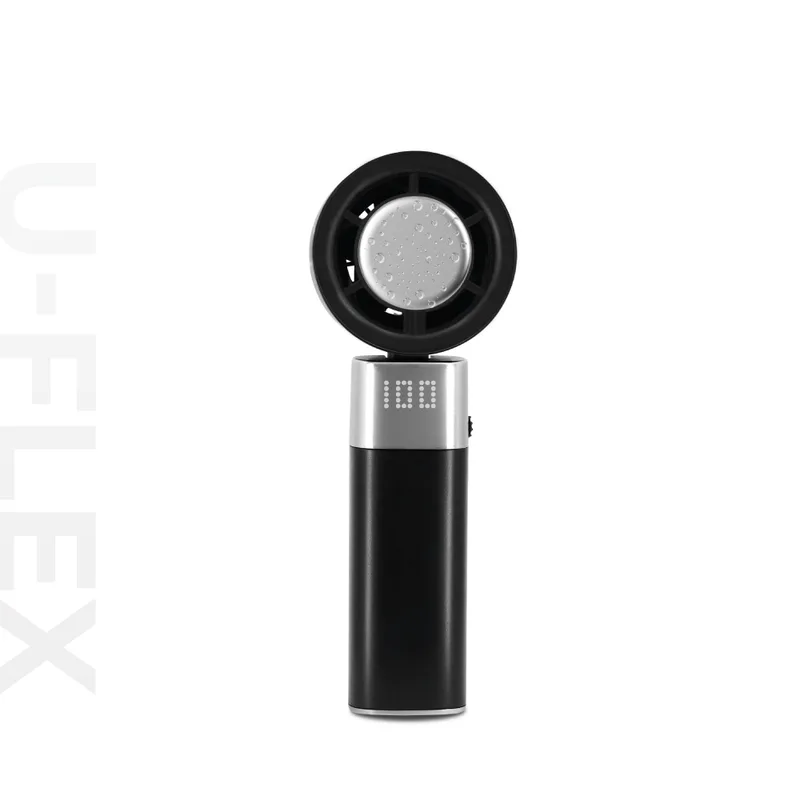 NNIO U-FLEX-BK Portable High Speed Handheld Fan