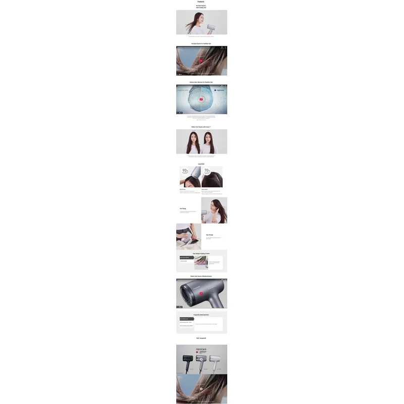 Panasonic EH-NA7M-H605 1600W Nanoe Hair Dryer