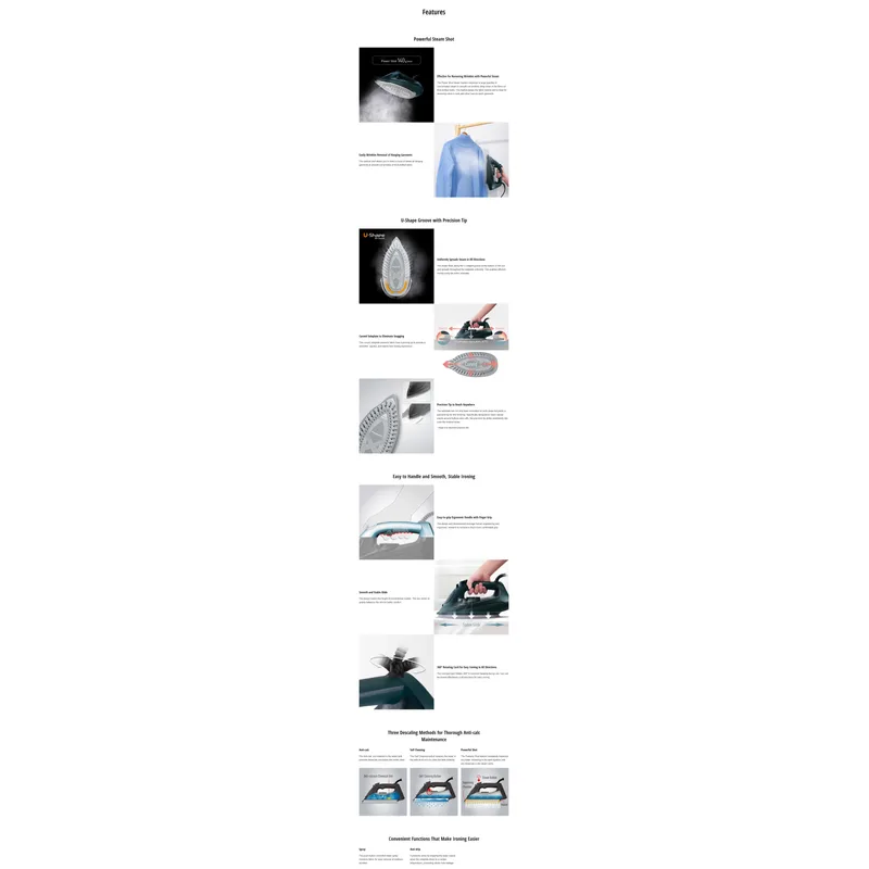 Panasonic NI-U450GSH 2400W Steam Iron