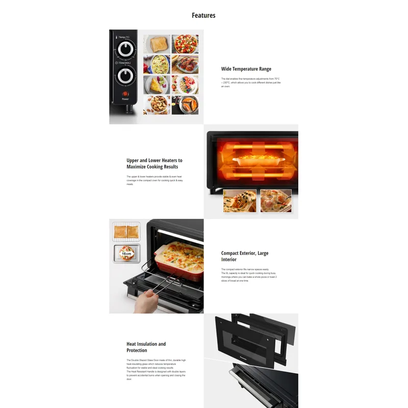 Panasonic NT-H900KSH 9L Oven Toaster