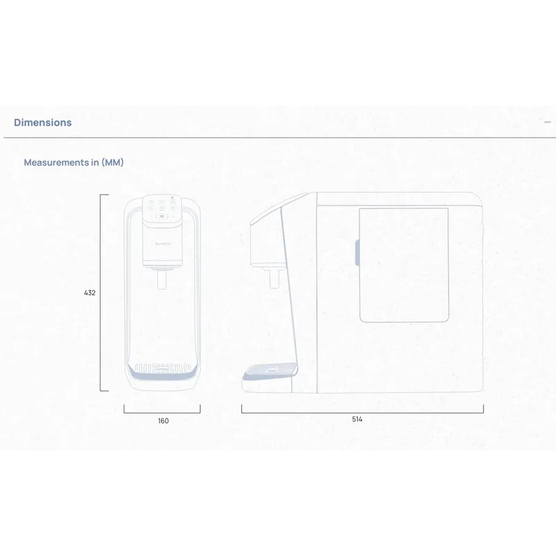 Ruhens V SERIES Multi-functional Tankless Hot & Cold Water Purifier — Variant 9