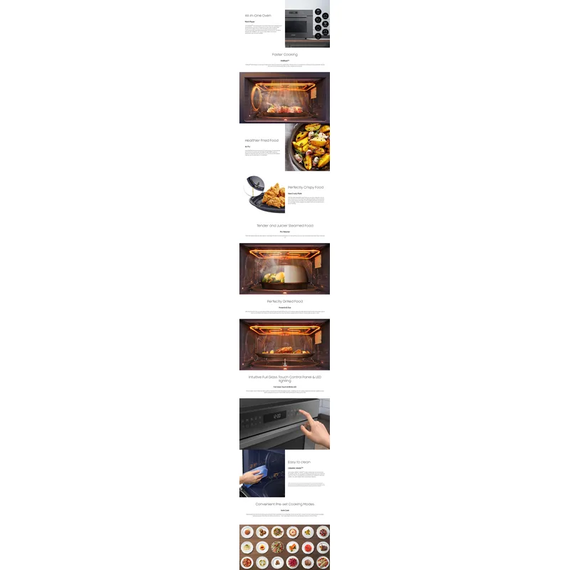 Samsung MC-35R8088LC 35L Microwave Convection Oven