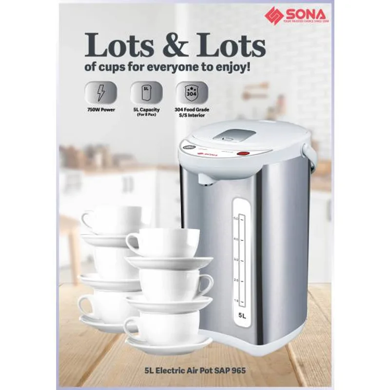 Sona SAP965 5.0L Airpot