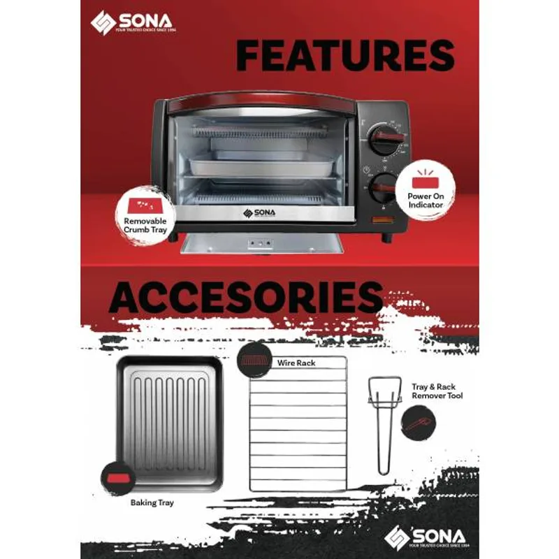 Sona SMO23A 10L Mini Oven