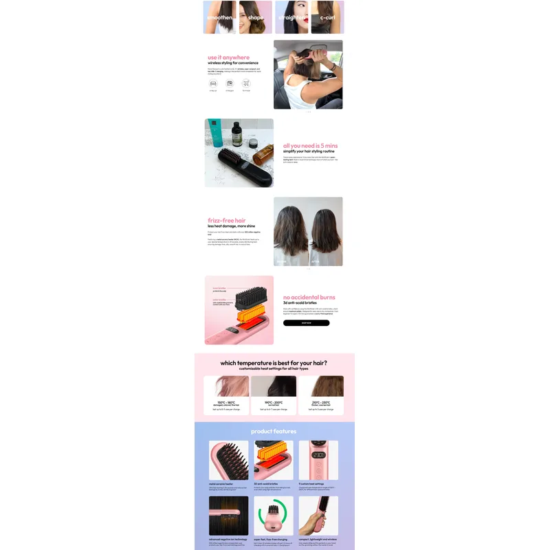 Stryv SVHCPNK1-01 Ministyler Comb