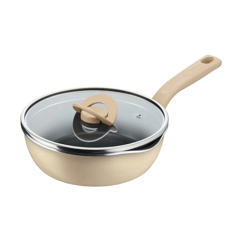 Tefal G16725 22CM One Pick Pot Pan Deep Pan W/ Glass Lid