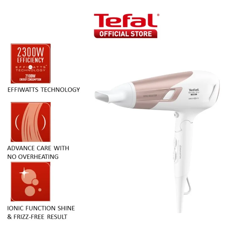 Tefal HV5883 2300W Studio Dry Power Foldable Hair Dryer