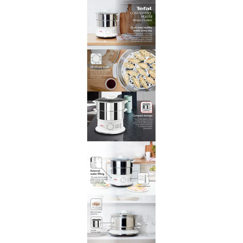Tefal VC-1451 2-TIER Food Steamer