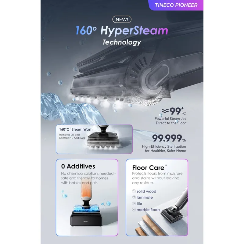 Tineco FLOOR ONE S9 ARTIST STEAM PRO Smart Floor Washer