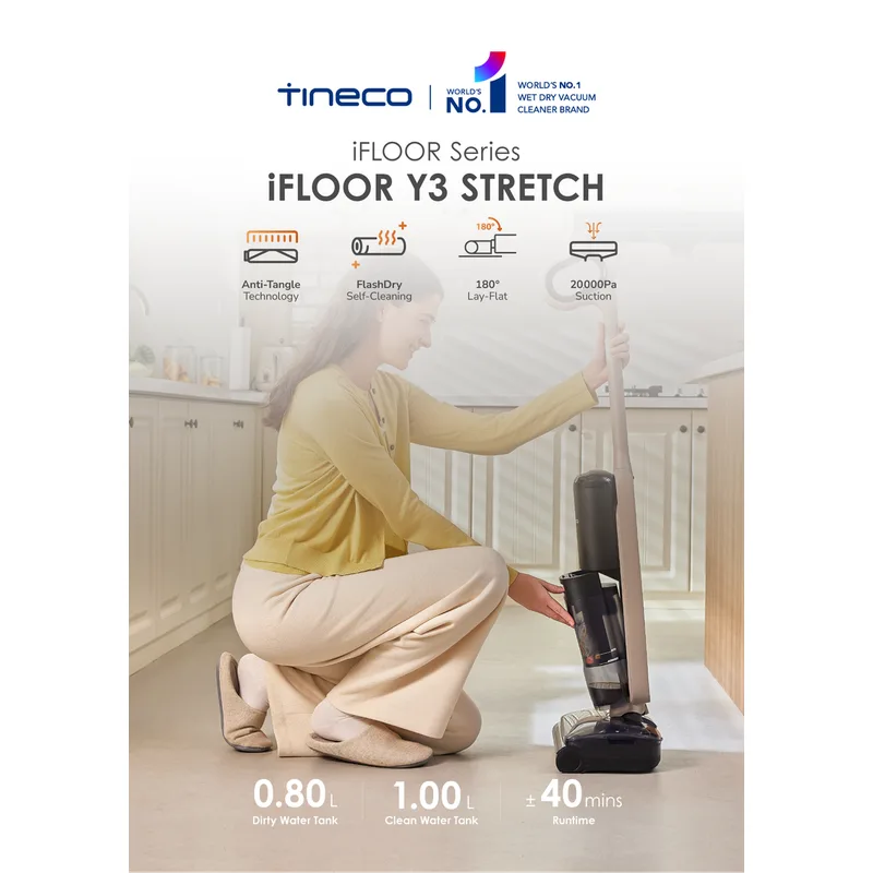 Tineco IFLOOR Y3 STRETCH Smart Floor Washer