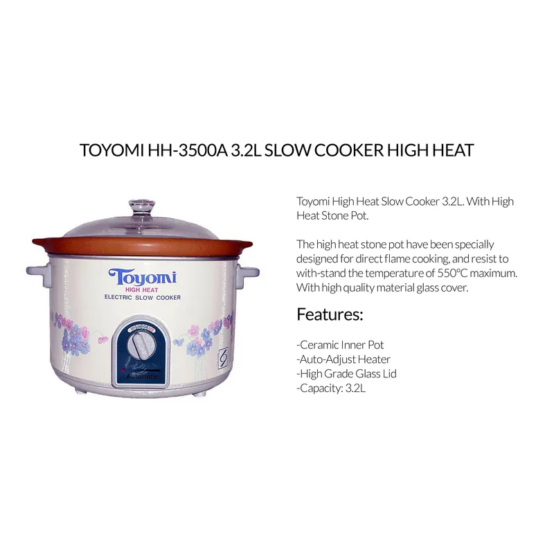 Toyomi HH-3500A 3.2L Slow Cooker
