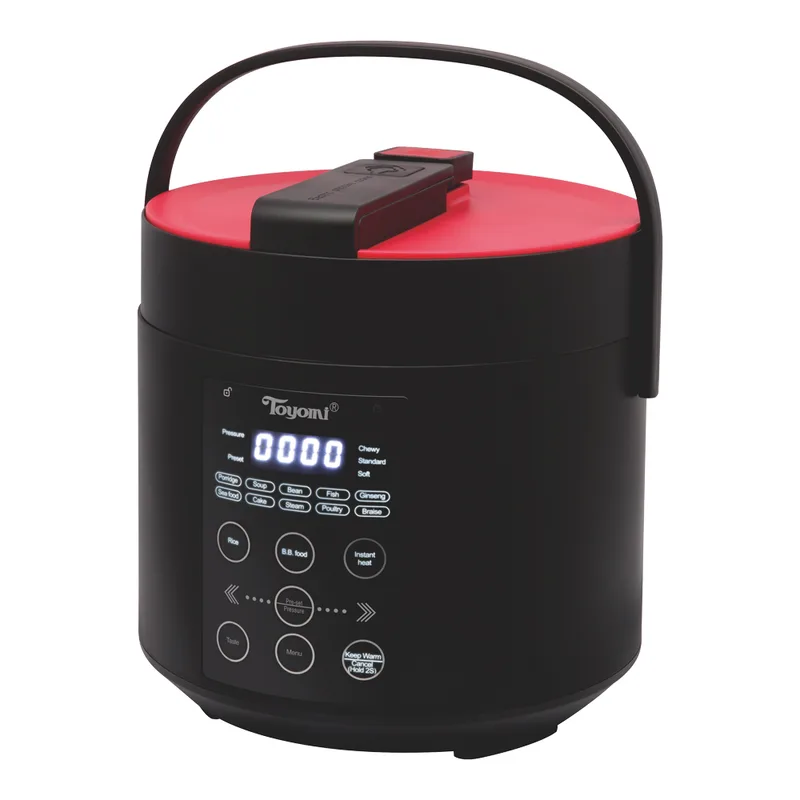 Toyomi PC-2001-BK Micro-com Pressure Cooker & Rice Cooker