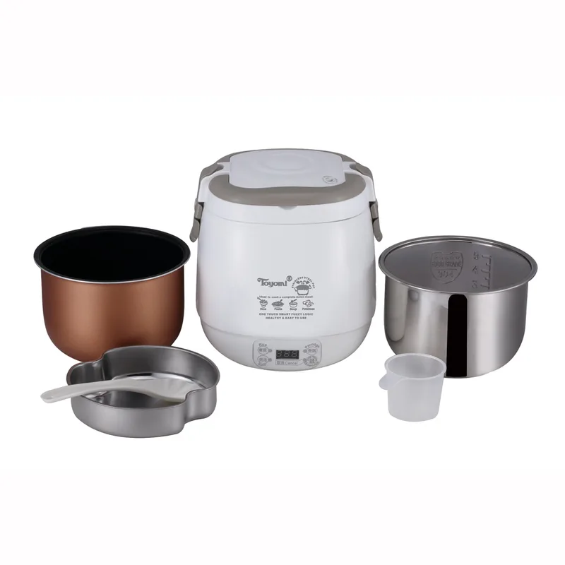 Toyomi RC-818 0.6L Mini Rice Cooker Duo Pot