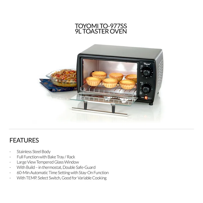Toyomi TO-977SS 9L Toaster Oven