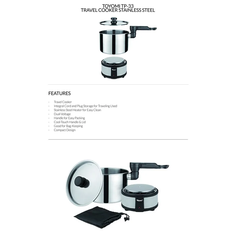 Toyomi TP-33 Travel Cooker