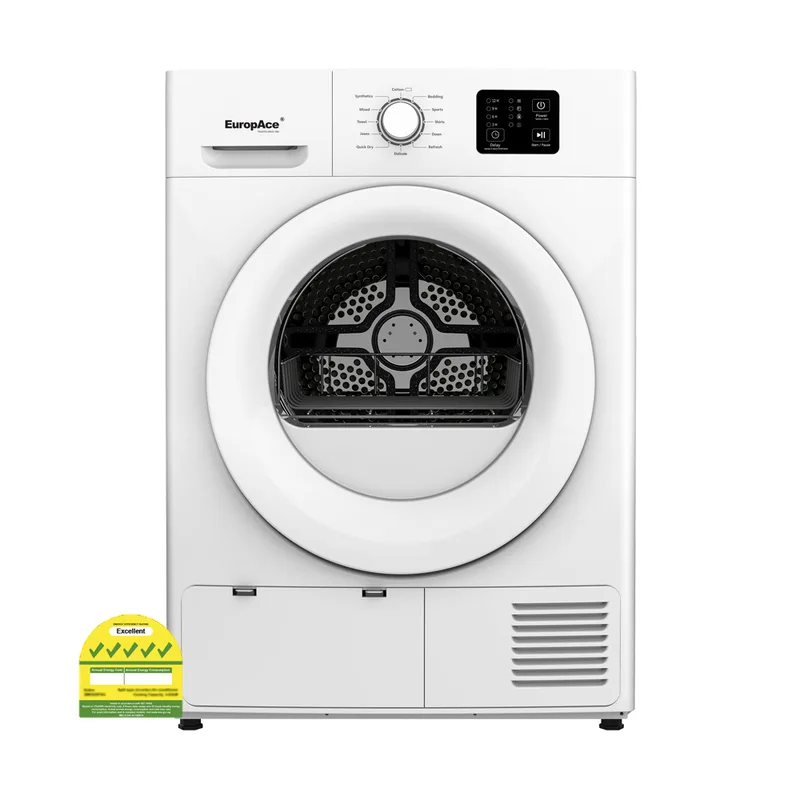 Europace EDY8801Y-WH 8KG Front Load Heat Pump Dryer