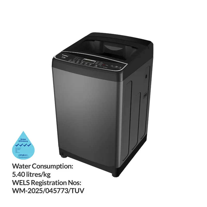 Europace ETW7121Y-GM 12KG Top Load Washer