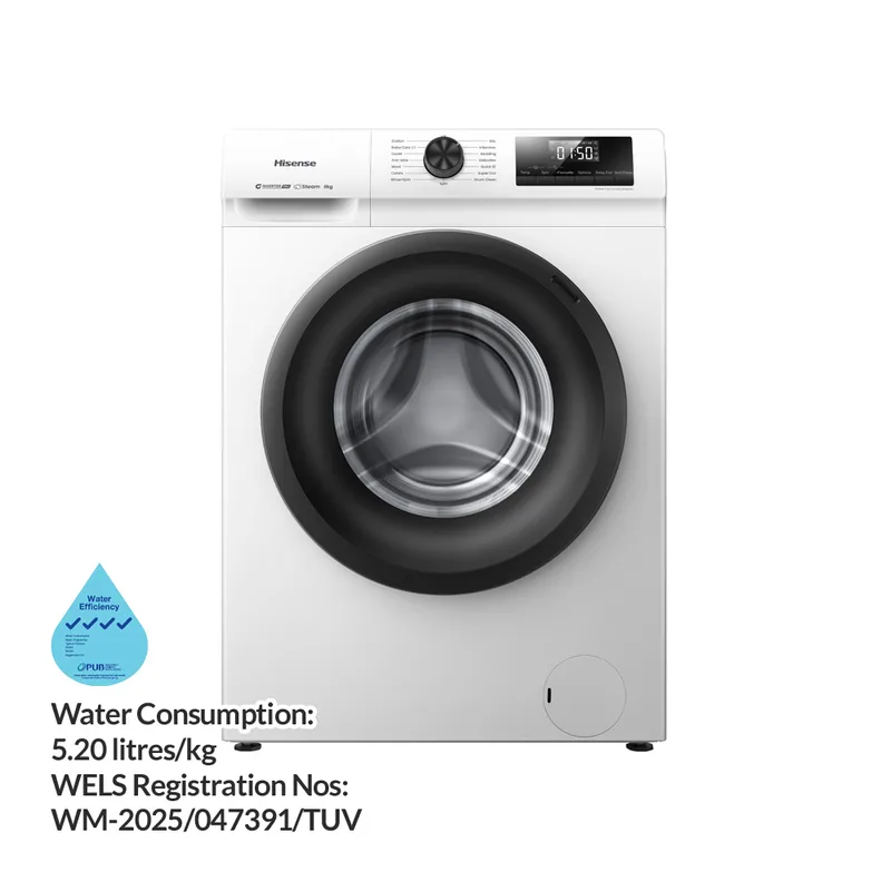Hisense WF80N1 8KG Front Load Washer