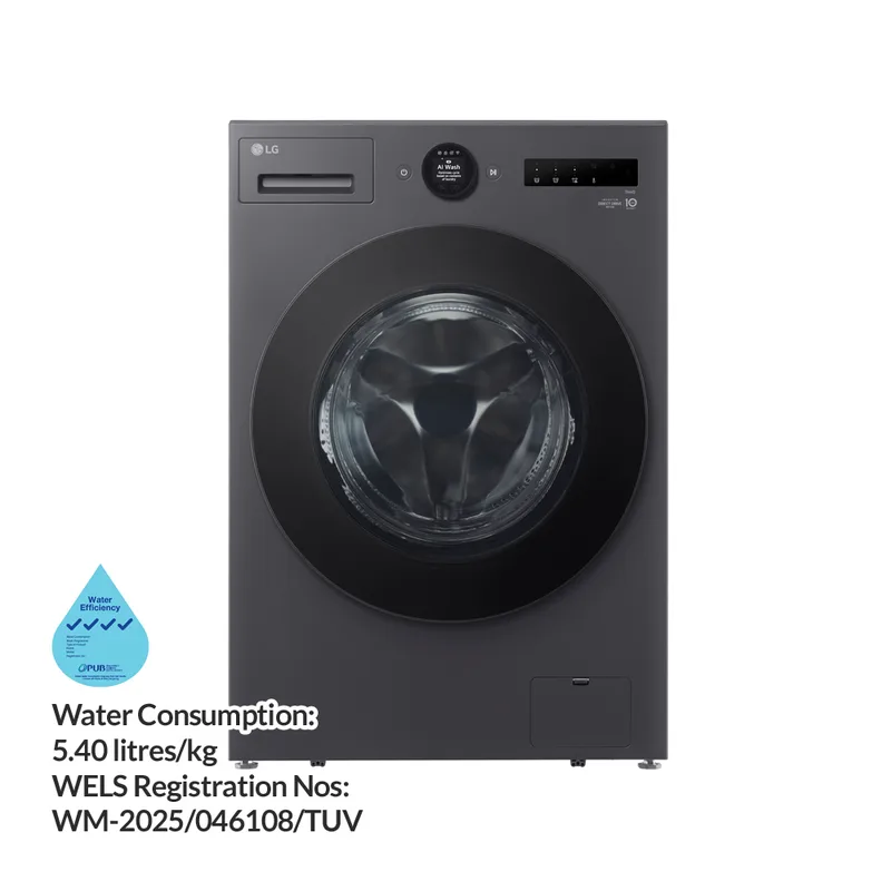 LG F2515RNTG 15/8KG Front Load Washer Dryer