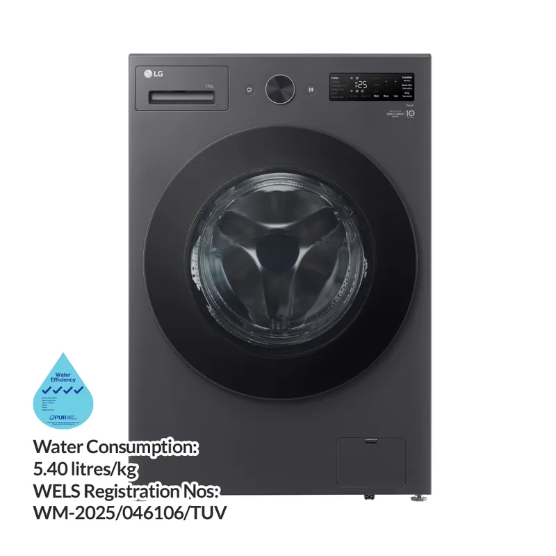 LG F2515SNTG 15KG Front Load Washer