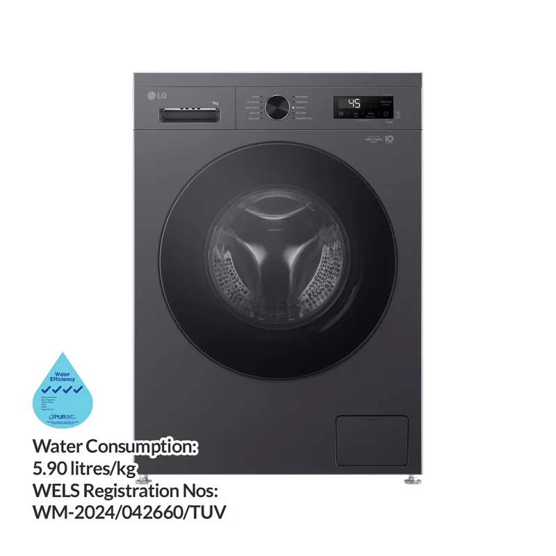 LG FB1209S6M 9KG Front Load Washer