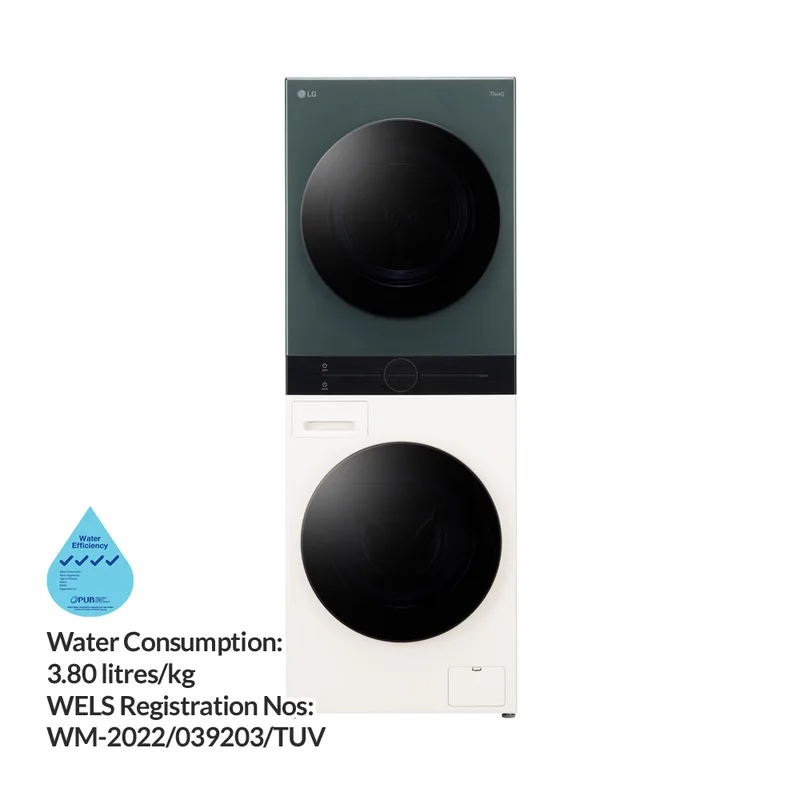 LG WT1410NHEG 14/10KG Front Load Washtower