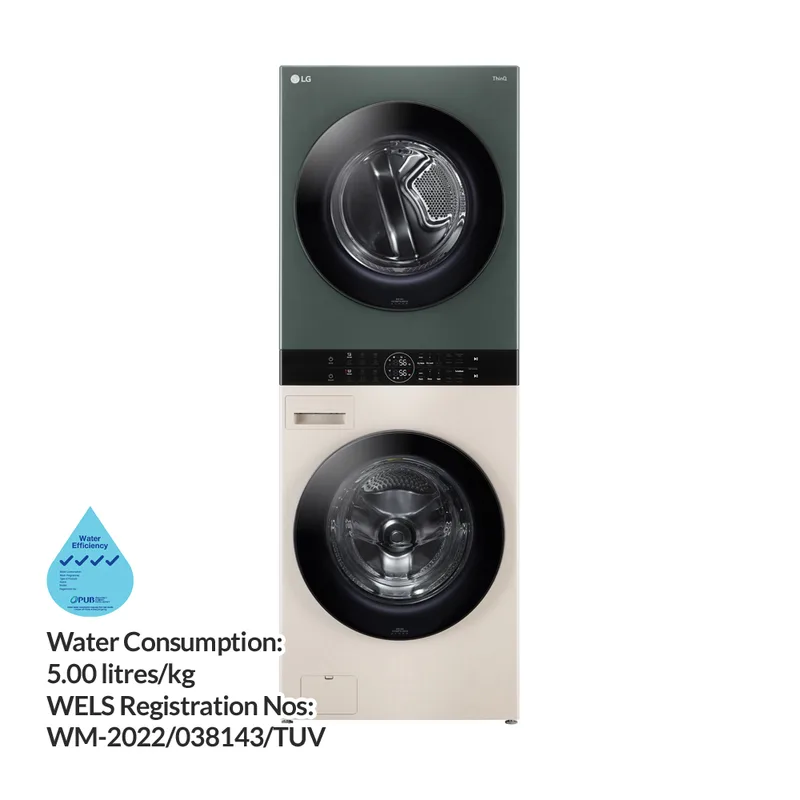 LG WT2116NHEG 21/16KG Front Load Washtower