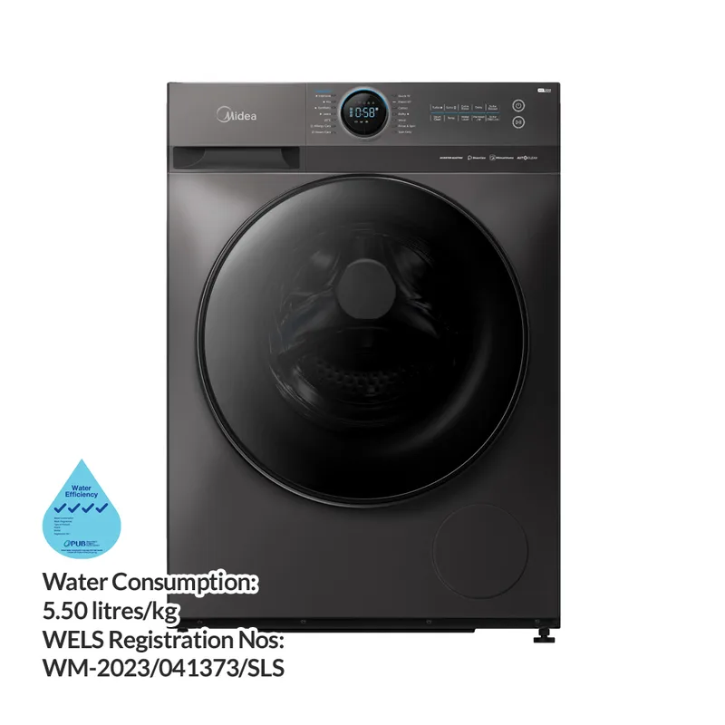 Midea MF200W105B 10.5KG Front Load Washer