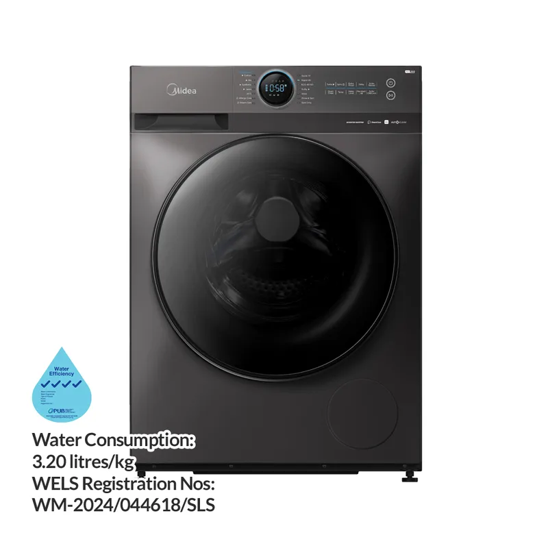 Midea MF200W95WB 9.5KG Front Load Washer