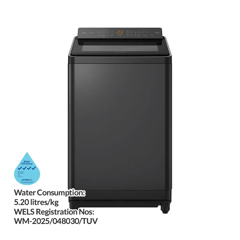 Panasonic NA-FD115X3KQ 11.5KG Top Load Washer