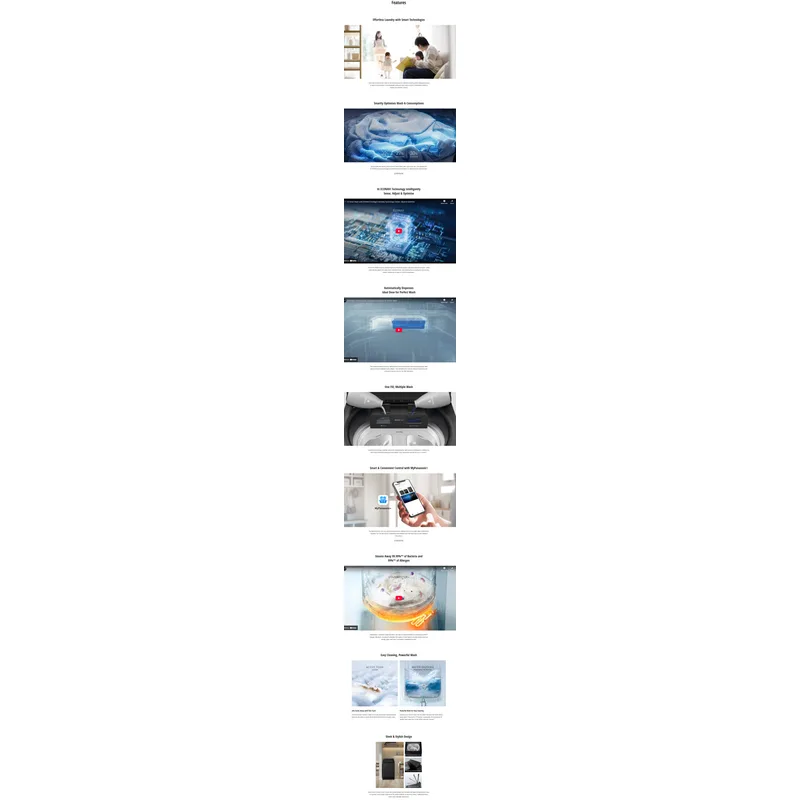 Panasonic NA-FD165W3BQ 16.5KG Top Load Washer