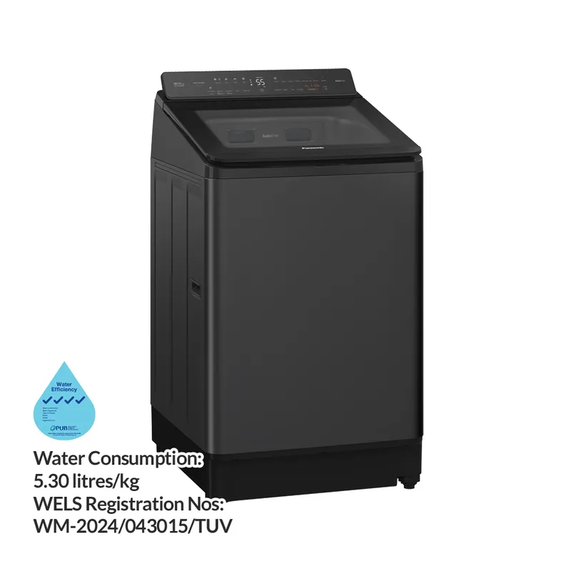 Panasonic NA-FD165W3BQ 16.5KG Top Load Washer