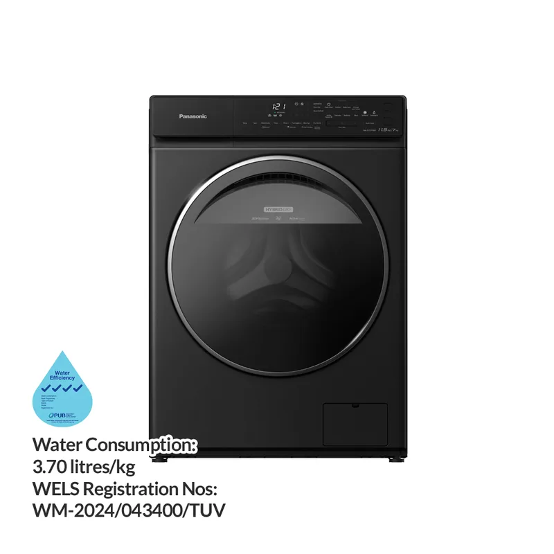 Panasonic NA-S157FW1BS 11.5/7KG Front Load Washer Dryer