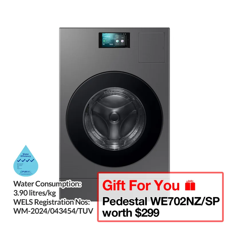 Samsung WD25DB8995BZSP 25/15KG Front Load Washer Dryer