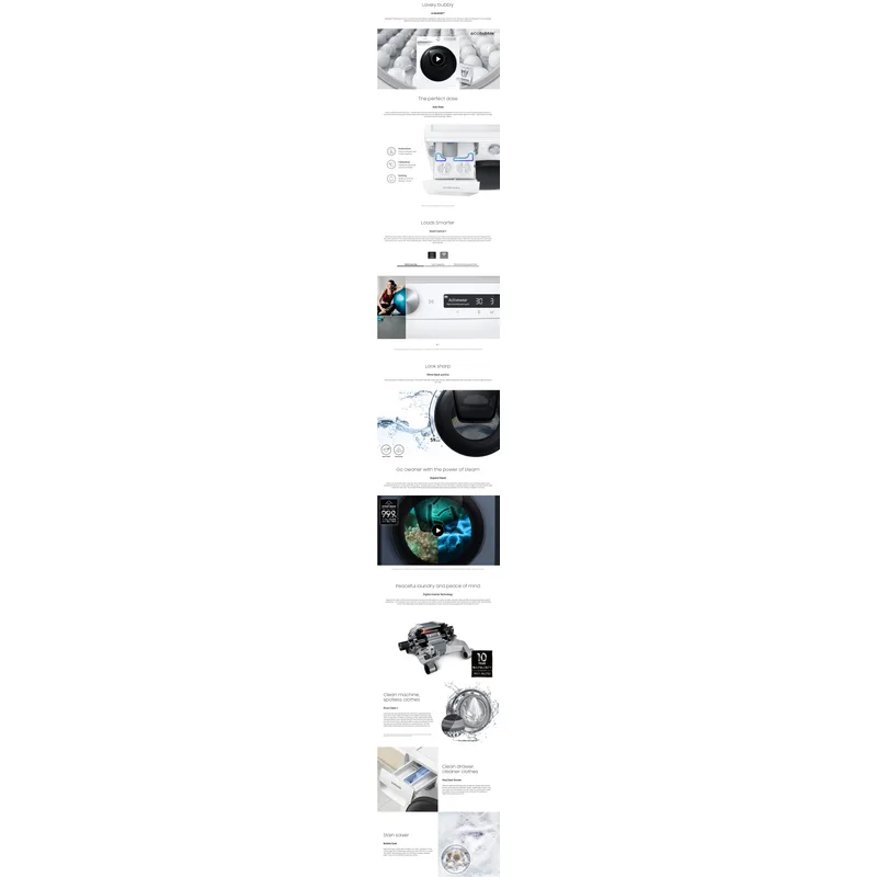 Samsung WD90T634DBN/SP 9/6KG Smart Front Load Washer Dryer