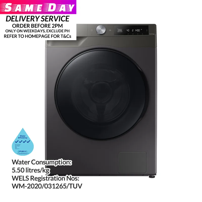 Samsung WD90T634DBN/SP 9/6KG Smart Front Load Washer Dryer