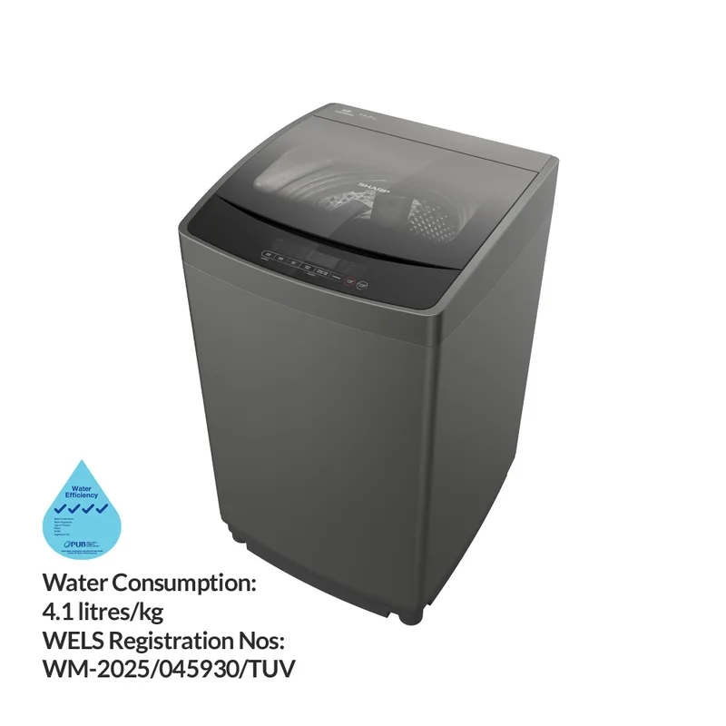 Sharp ES-F140G2 14KG Top Load Washer