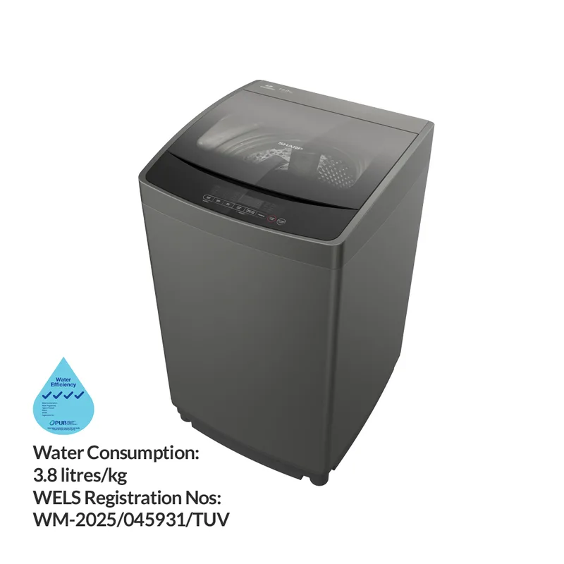 Sharp ES-F160G2 16KG Top Load Washer