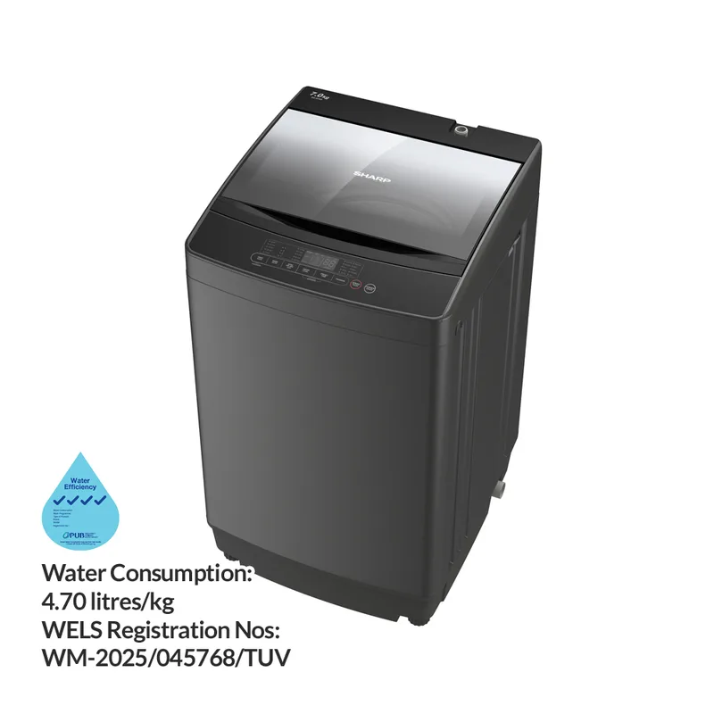 Sharp ES-G70G2 7KG Top Load Washer