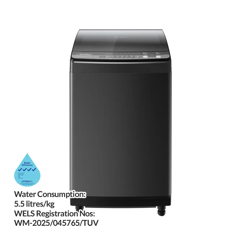 Sharp ES-W95TWXT-SA2 9.5KG Top Load Washer