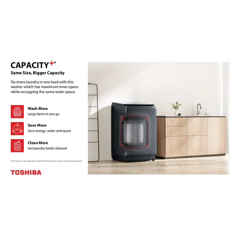 Toshiba AW-DUM1600LS(MK) 15KG Top Load Washer