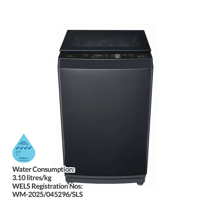 Toshiba AW-DUM1600LS(MK) 15KG Top Load Washer