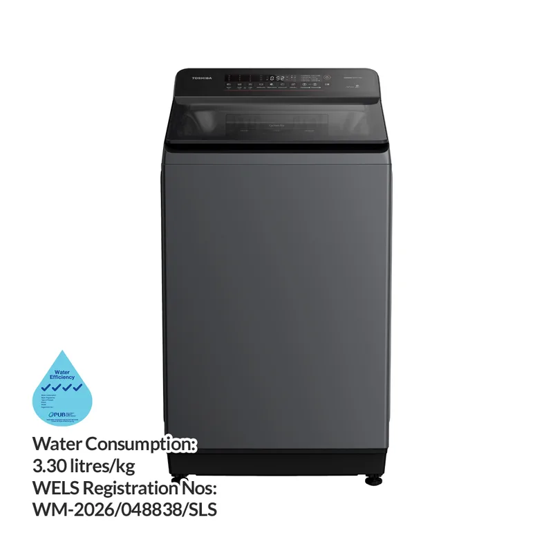 Toshiba AW-T26D1600XS(MG) 15KG Top Load Washer
